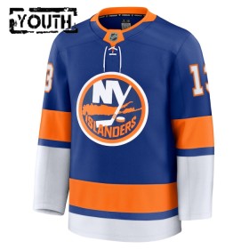 New York Islanders Fanatics Premium Mathew Barzal 2024-25 Heim Blau Trikot - Kinder